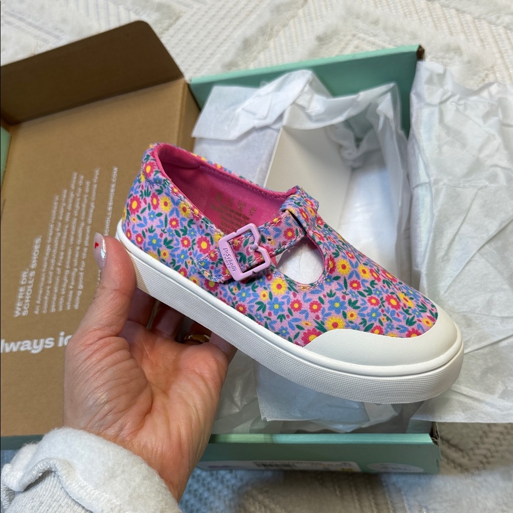 Dr. Scholl's Pink Floral Mary Jane Kids Shoes